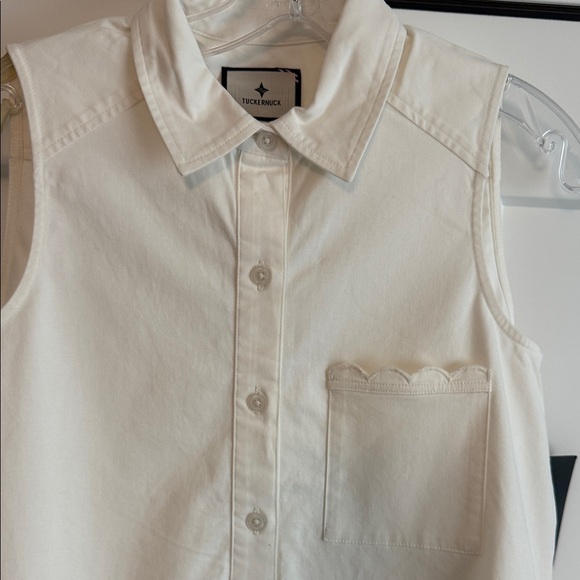 Tuckernuck Embroidery Sleeveless Callahan Dress - Picture 4 of 8